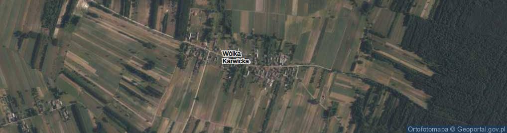 Zdjęcie satelitarne Wólka Karwicka ul.